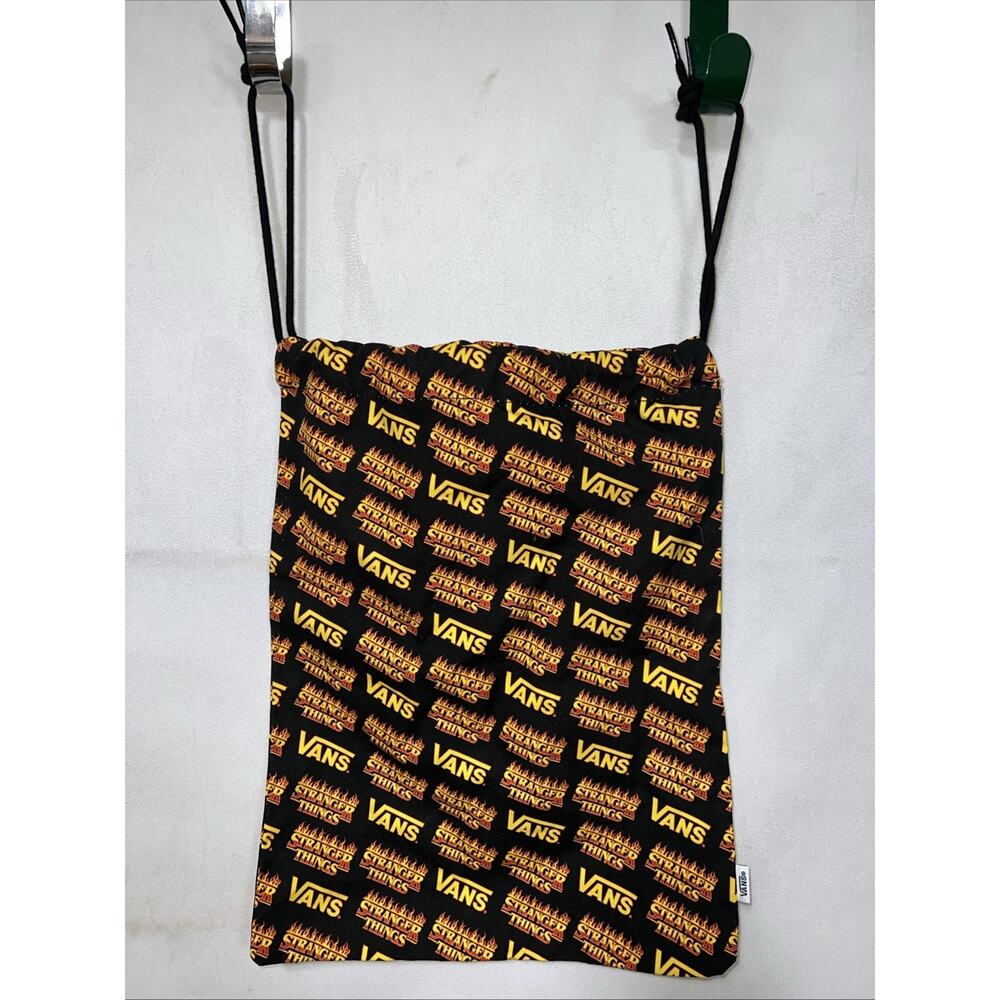 Vans Stranger Things Tote Bag String Drawstring Fabric Pouch 12 x 16